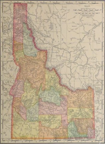 Idaho Map, 1901-main-kb1586