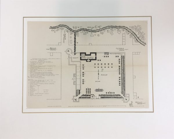 "Fort Defiance" La Bahia Mission, Texas Revolution Military Map, 1938 - Image 2