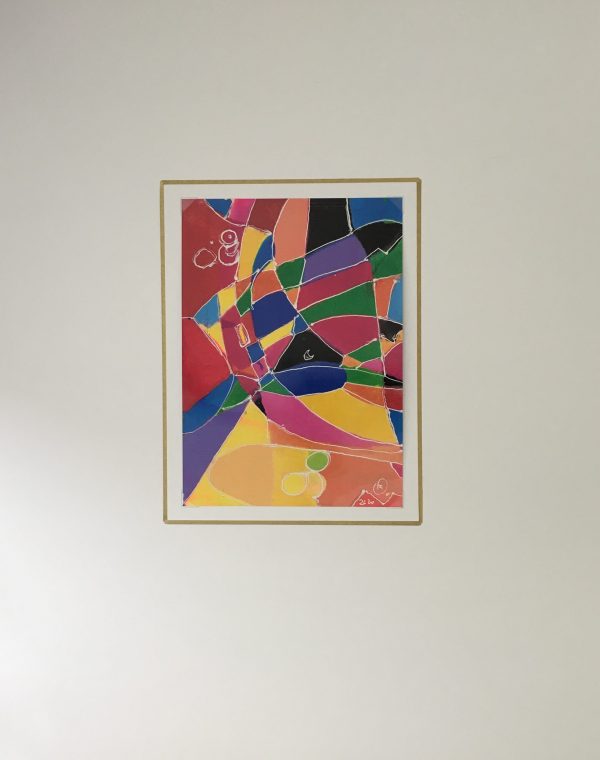 Abstract Modern "Vitrales" - Signed F, 2020 - Image 2