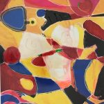 Abstract Modern "Vitrales" - Signed F, 2020