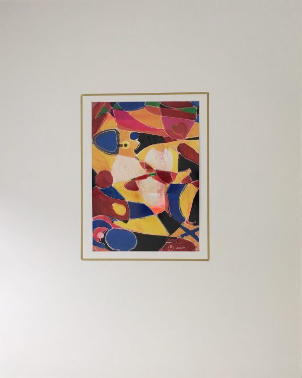 Abstract Modern "Vitrales" - Signed F, 2020 - Image 2