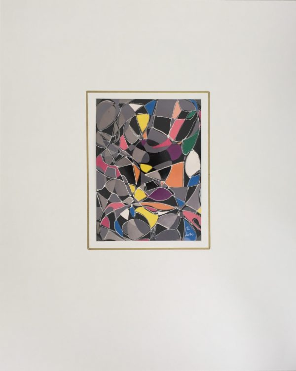 Abstract Modern "Vitrales" - Signed F, 2020 - Image 2