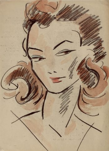 Vintage Fashion Portrait - Fabulous & Fierce, c. 1950