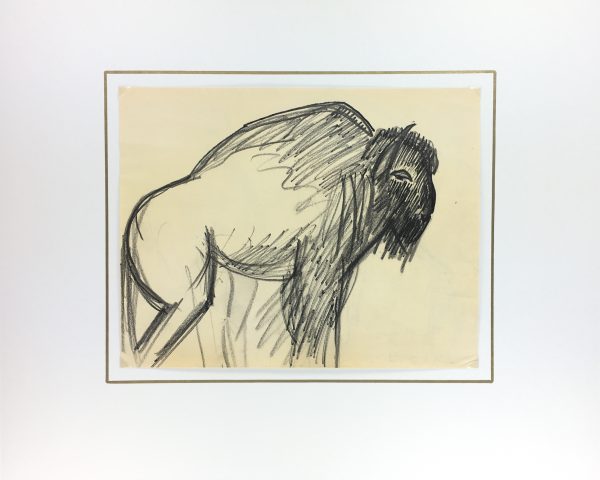 Animals Original Art - Buffalo, French, 2000s