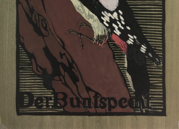 Animals Original Art - Woodpecker, Frey, c.1920