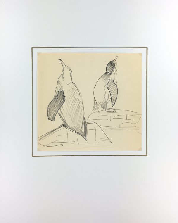 Animals Original Art - Penguins, Zoo de Vincennes, 1995