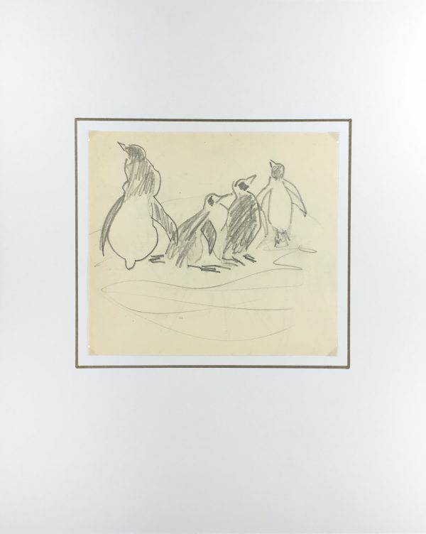 Animals Original Art - Penguins, Zoo de Vincennes, 1995