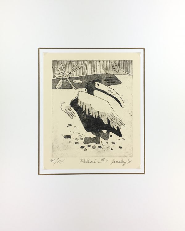 Animals Original Art - Pelican, Linsley, 1991