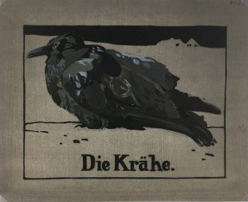 Animals Original Art - Crow, Frey, c.1920