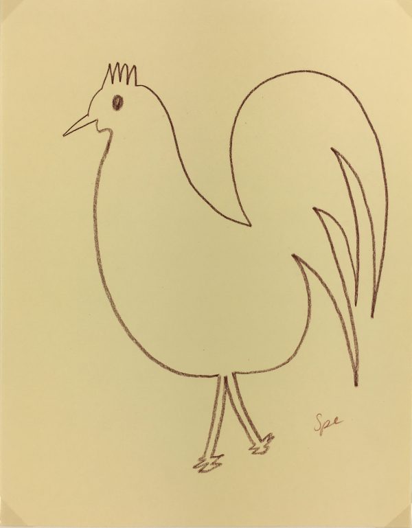 Animals Original Art - Rooster, Spe, 2011