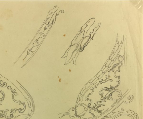 Architecture Original Art - Drawing - Study, 1946