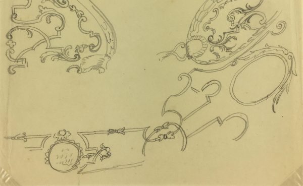 Architecture Original Art - Drawing - Study, 1946