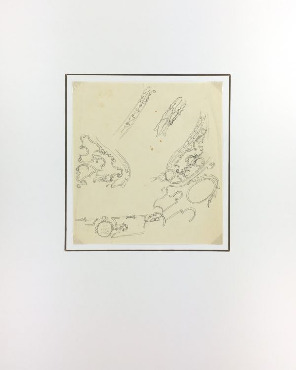 Architecture Original Art - Drawing - Study, 1946