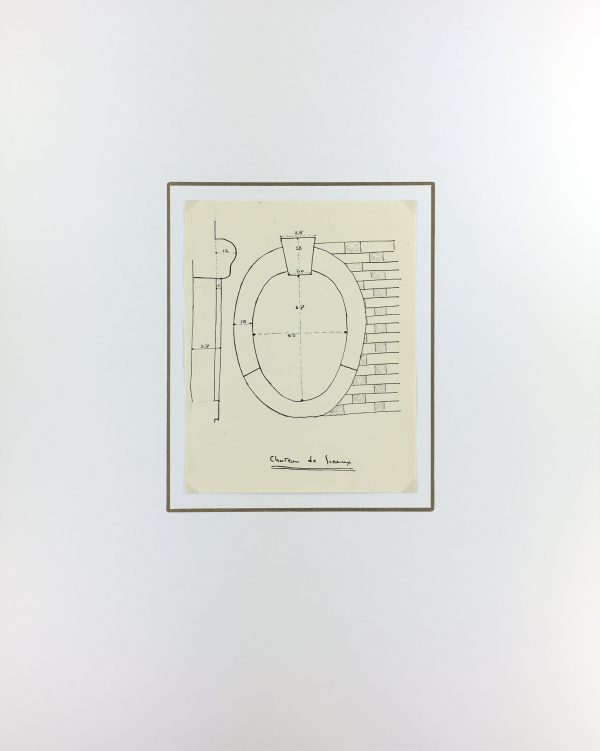 Architecture Original Art - Paris Architecture, Chateau de Sceaux, c.1960