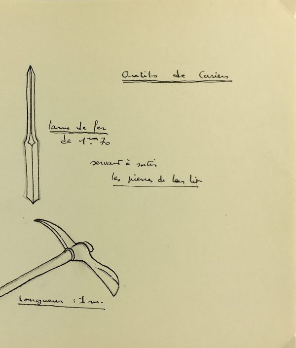 Architecture Original Art - Paris Architecture, French, c.1960