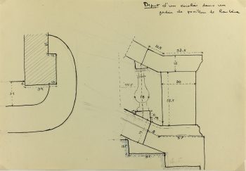 Architecture Original Art - Paris Architecture, French, c.1960