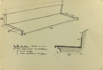 Architecture Original Art - Paris Architecture, French, c.1960