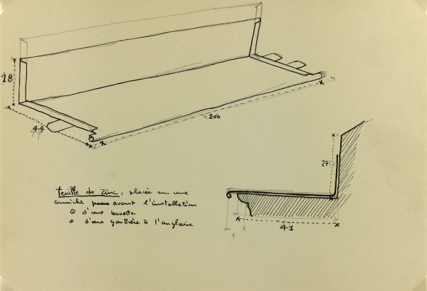 Architecture Original Art - Paris Architecture, French, c.1960