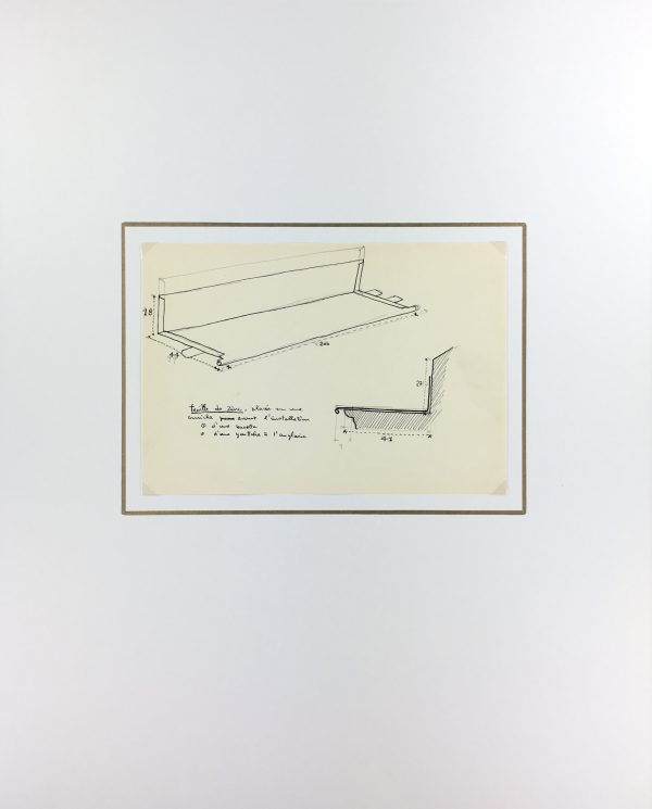 Architecture Original Art - Paris Architecture, French, c.1960