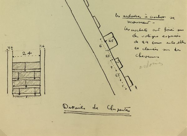 Architecture Original Art - Paris Architecture, French, c.1960
