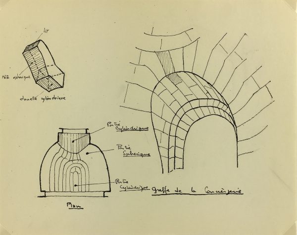 Architecture Original Art - Paris Architecture, French, c.1960