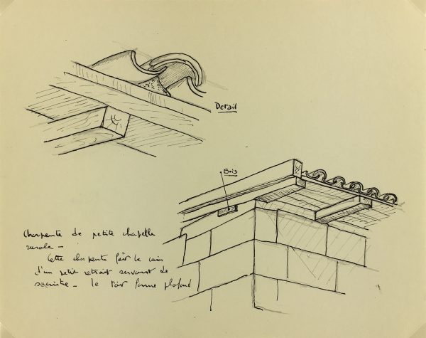 Architecture Original Art - Paris Architecture, French, c.1960