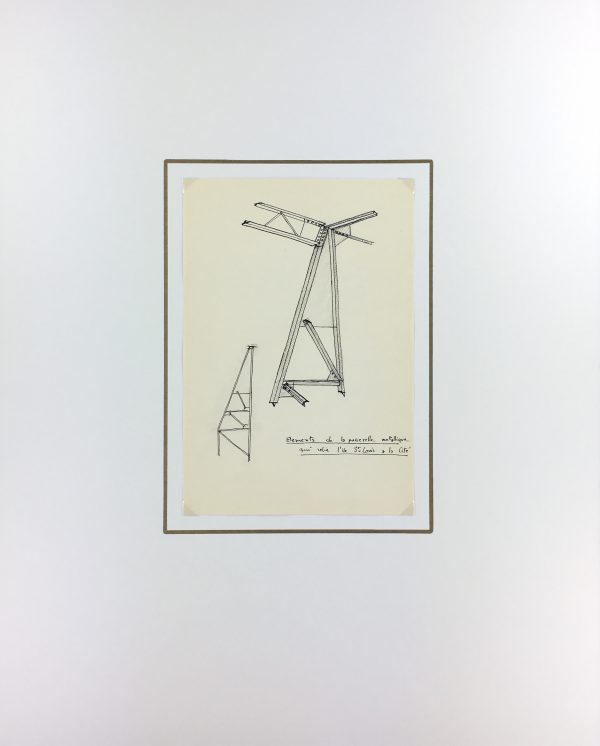 Architecture Original Art - Paris Architecture (Île St. Louis), c.1960