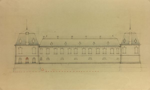 Architecture Original Art - Architecture, French, c.1930