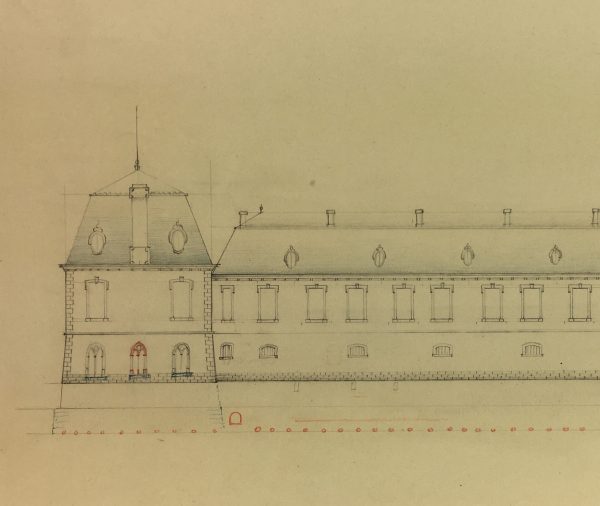 Architecture Original Art - Architecture, French, c.1930