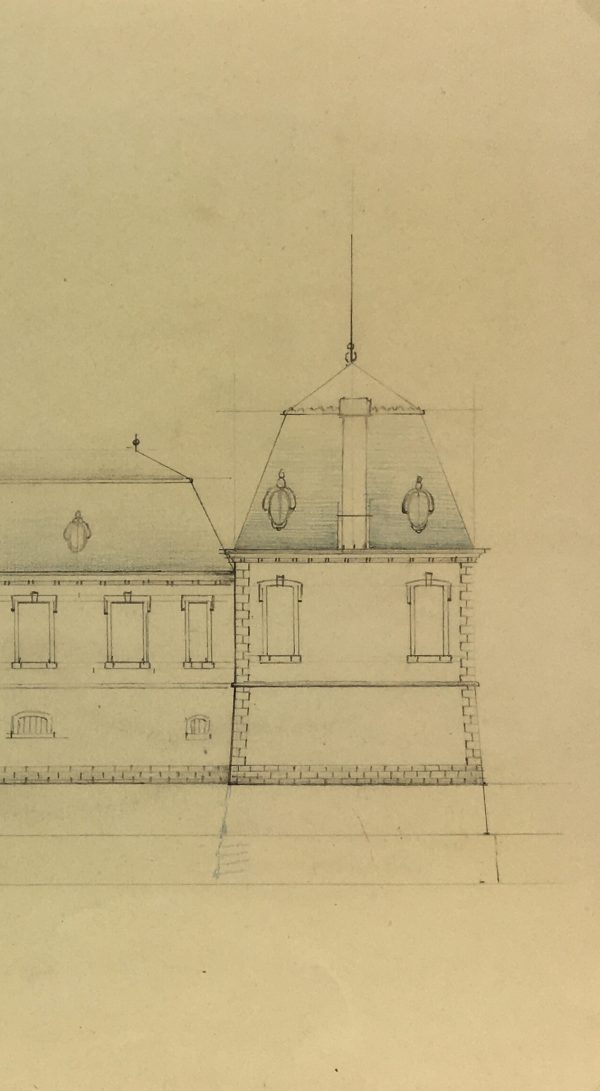 Architecture Original Art - Architecture, French, c.1930