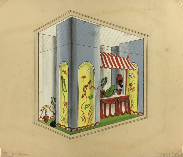 Architecture Original Art - Hats, French West Indies, c.1930