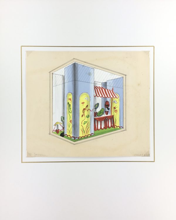 Architecture Original Art - Hats, French West Indies, c.1930