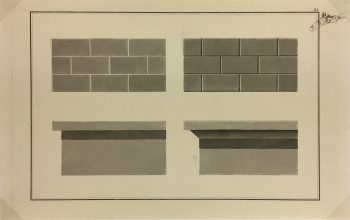 Architecture Original Art - Tech Drawings, Ecole d' Auvers75, 1833