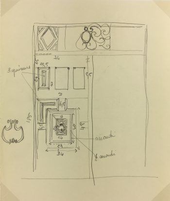 Architecture Original Art - Interior Decor, Maurice Porte, c.1990