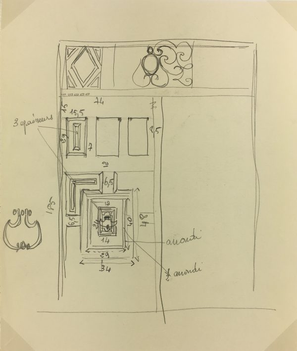 Architecture Original Art - Interior Decor, Maurice Porte, c.1990
