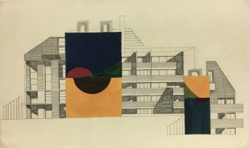 Architecture Original Art - Pen/Ink - Modern, 2005