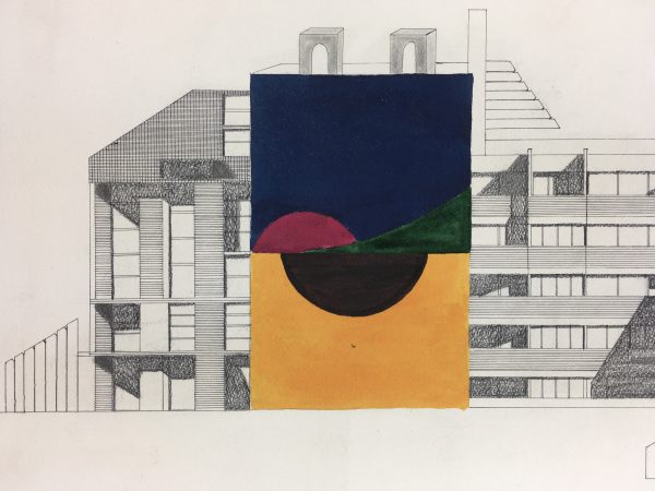 Architecture Original Art - Pen/Ink - Modern, 2005