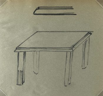 Architecture Original Art - Furniture, Jane Courtel, 1970