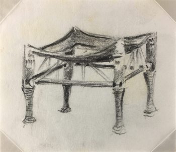 Architecture Original Art - Furniture, Jane Courtel, 1970
