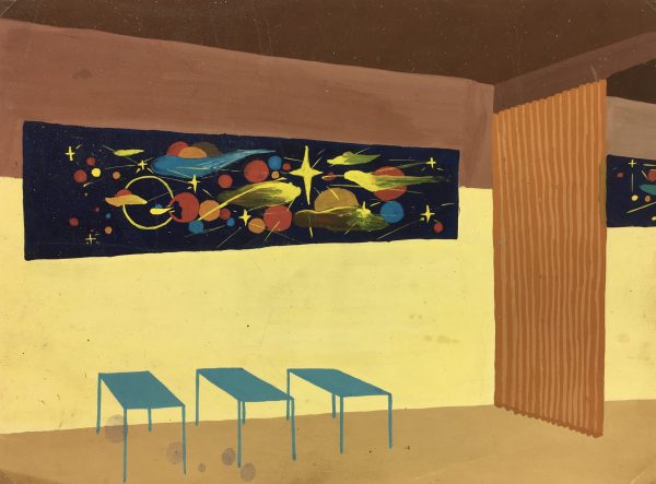 Architecture Original Art - Space, French, c.1960