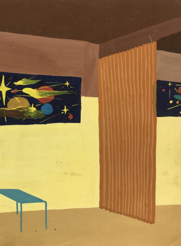 Architecture Original Art - Space, French, c.1960
