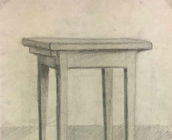 Architecture Original Art - Table, Jeanne Chalizel, c.1930