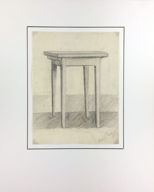 Architecture Original Art - Table, Jeanne Chalizel, c.1930