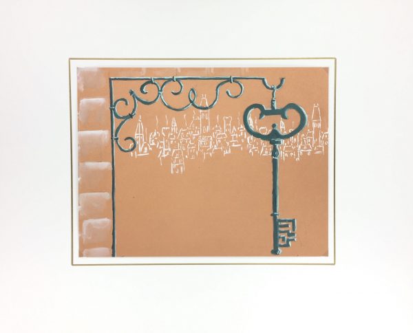 Architecture Original Art - Key, French, c.1950