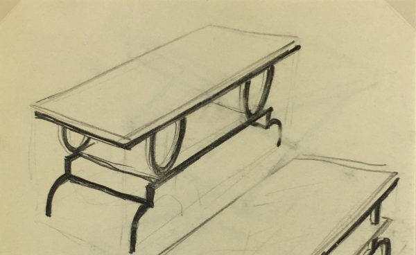 Architecture Original Art - Tables, Sach, c.1920