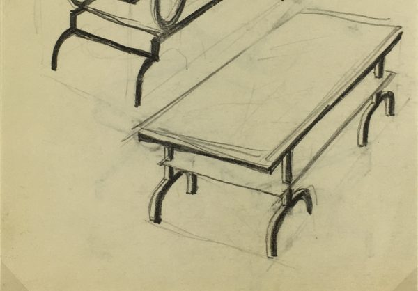 Architecture Original Art - Tables, Sach, c.1920