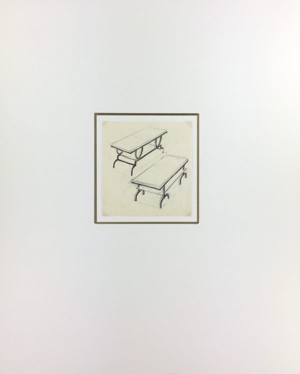 Architecture Original Art - Tables, Sach, c.1920