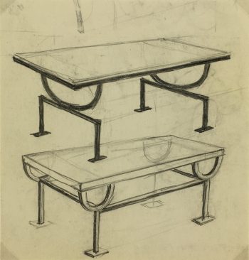 Architecture Original Art - Tables, Sach, c.1920