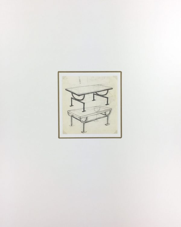 Architecture Original Art - Tables, Sach, c.1920