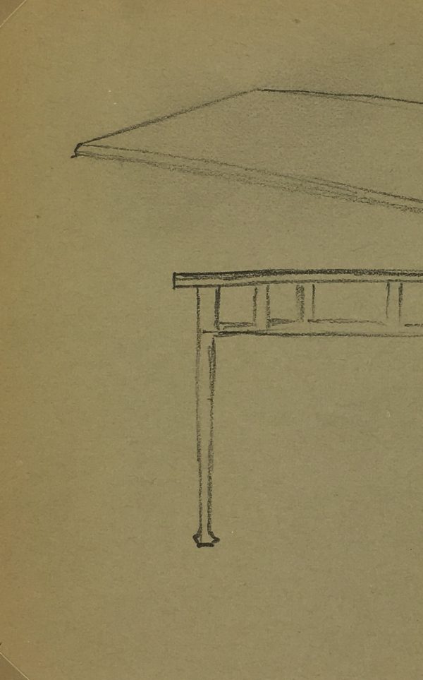 Architecture Original Art - Table, Germaine Barbier, c.1915